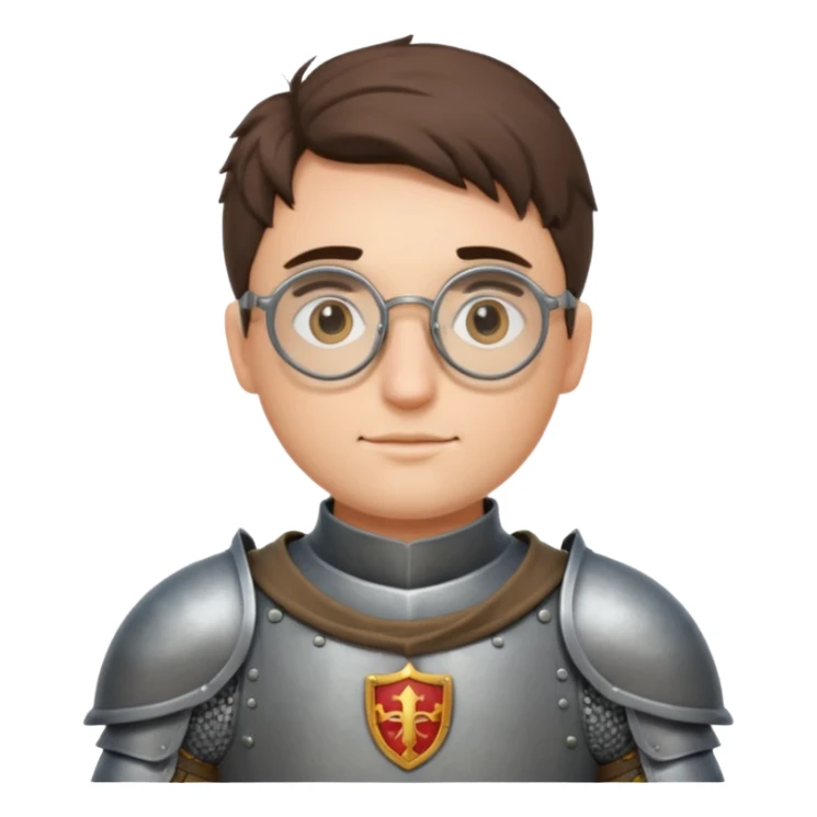 Knights with Glasses: Knight in armor with round glasses
















 sticker