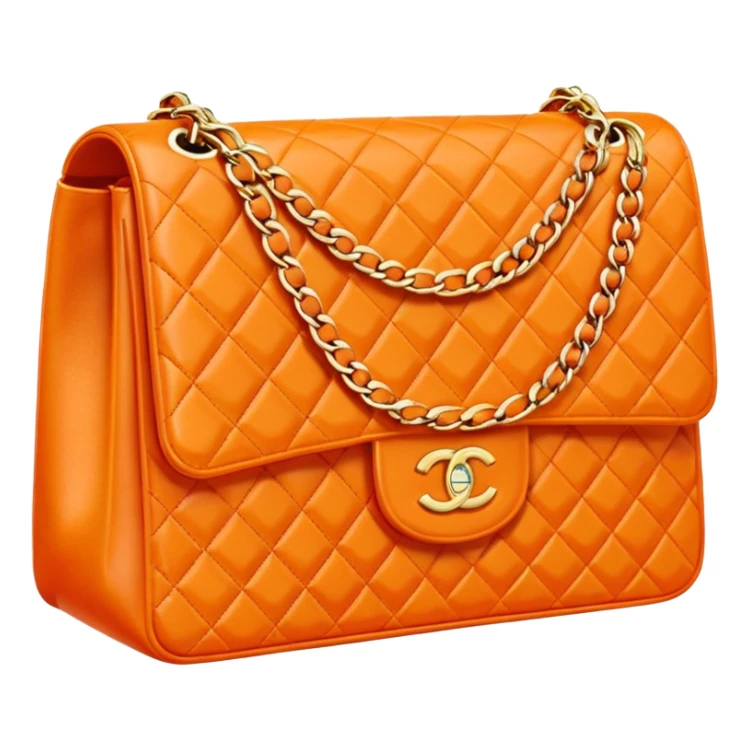 orange Chanel sticker