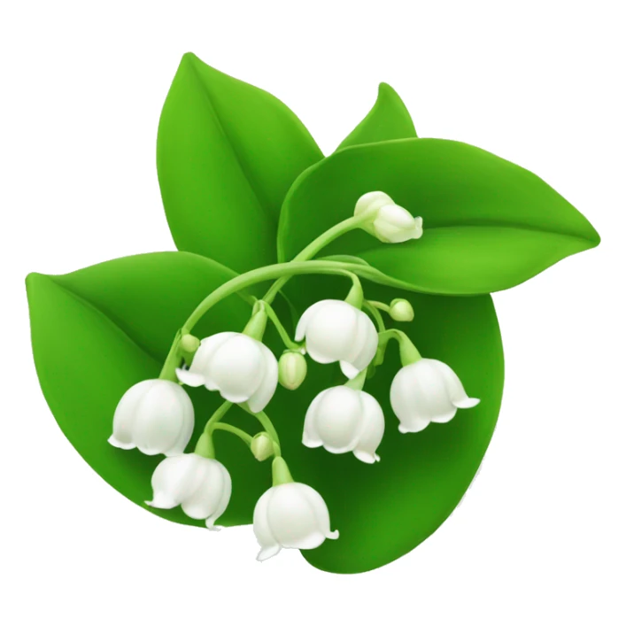 Lilly of the valley sticker