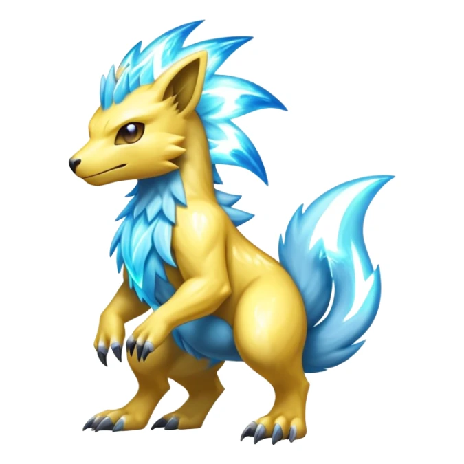  Shiny Sparkly Electric Cool Epic-Manectric-Fakémon-creature sticker