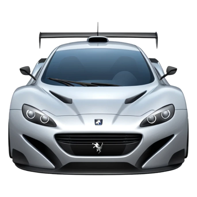 supercar 24 h du man Peugeot emoji sticker