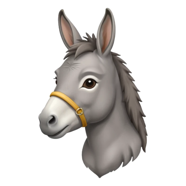 un burro en genero femenino sticker