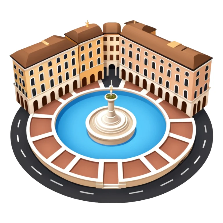 piazza di spagna view from up above
no square style no frame png style 
no squared only building sticker