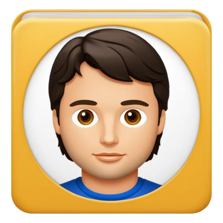 sobre de carta con el nombre de Tom Welling sticker