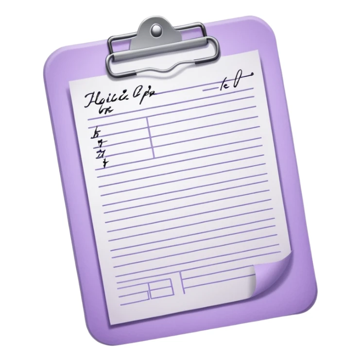 lilac medical prescription sticker