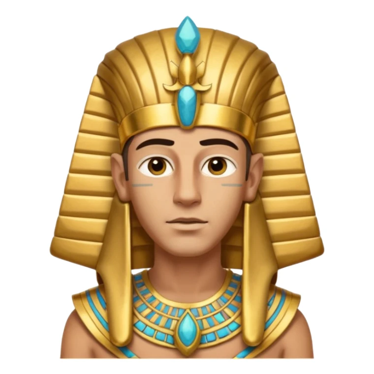Egipto faraón hombre blanco  sticker