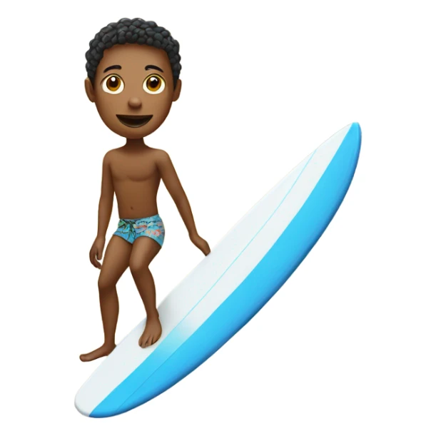 Freckles on a surfboard  sticker