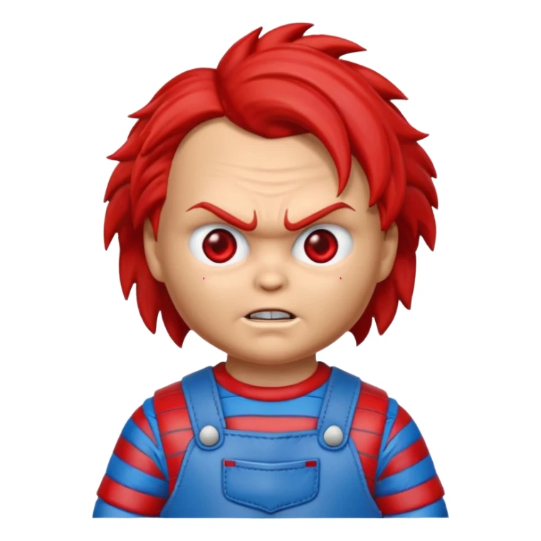 Un emojin de chuky sticker