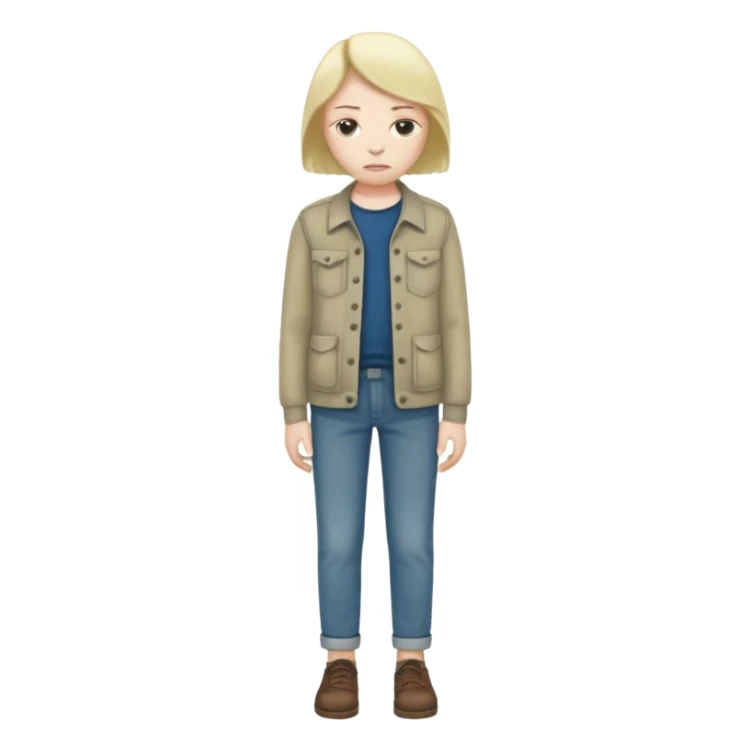 person taking out their pockets with no money sticker