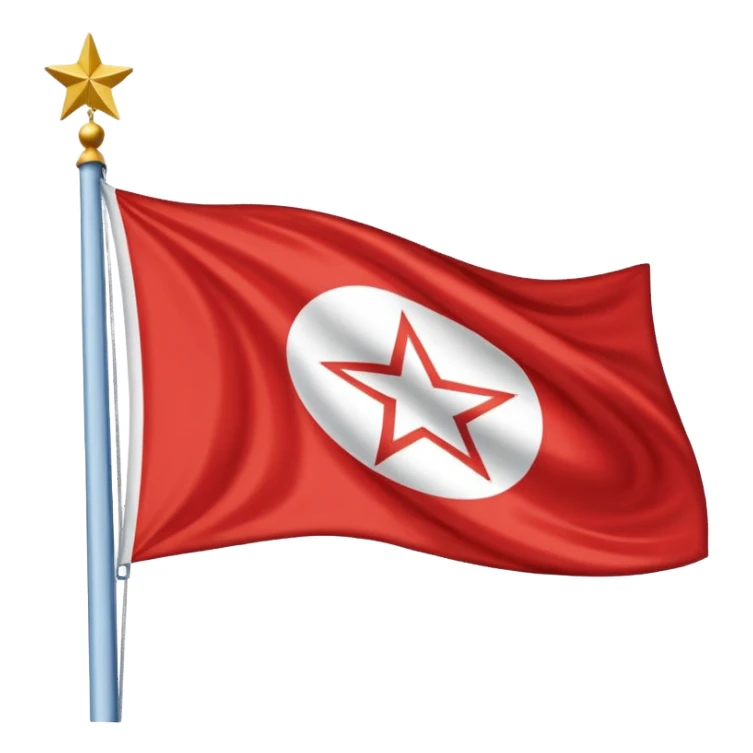 La bandera de la Comunidad de Madrid con sus 7 estrellas blancas sticker