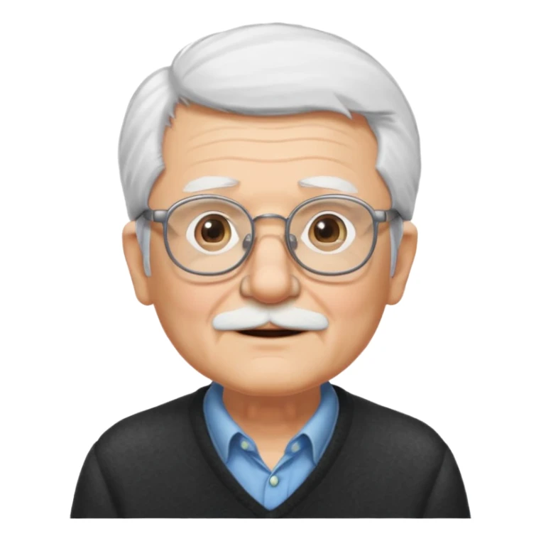 Old man character from the movie up sticker