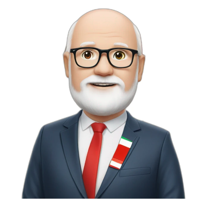 frans timmermans met vlag van twente sticker