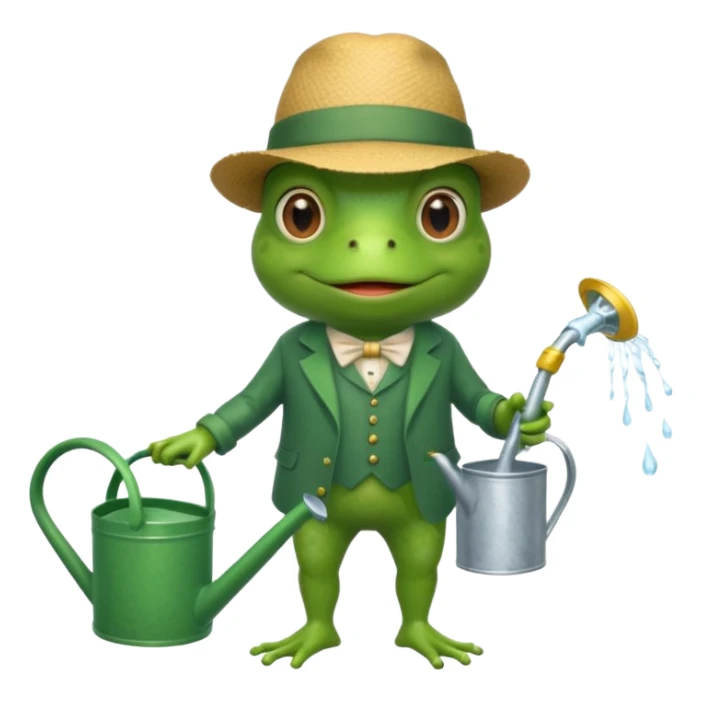 Frog plantsmen  sticker