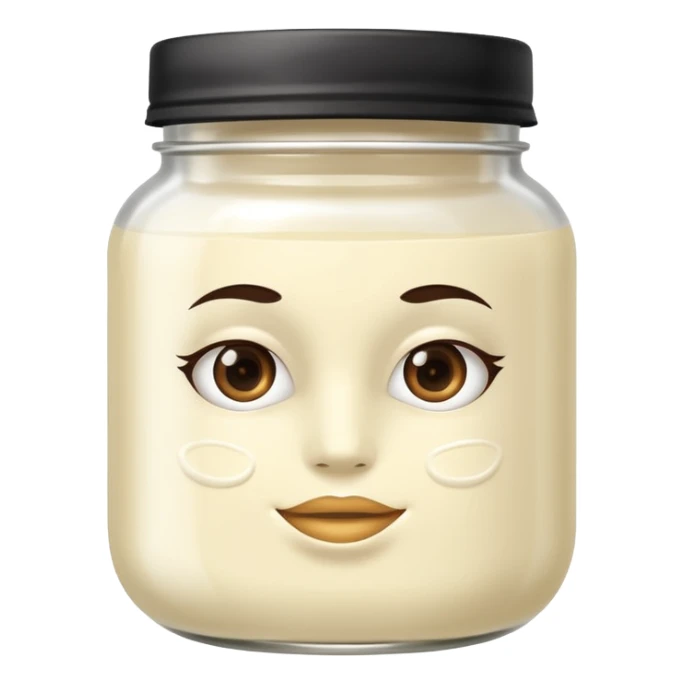 hair mask in a jar sticker