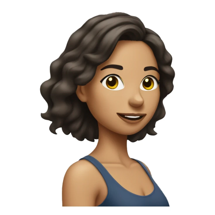 Pilates Brunette  sticker