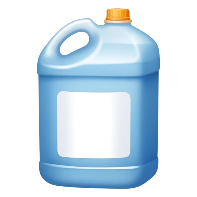 Gallon of bleach sticker