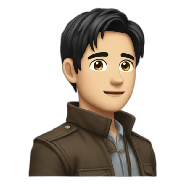 Levi handsome sticker