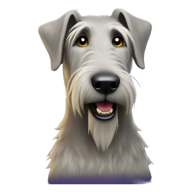  Irish wolfhound dog and christmas lights sticker