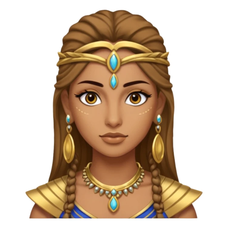 ESO female moamer warrior with lashes and earrings sticker