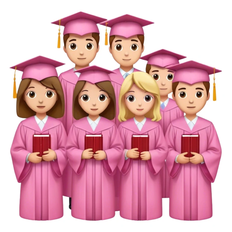 relacionado con la educacion en color rosa sticker