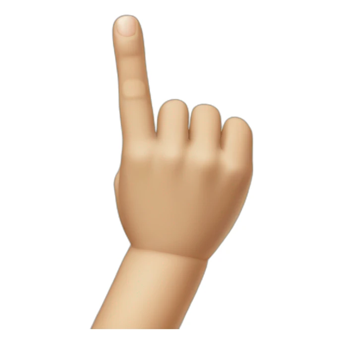 index finger of dragon sticker