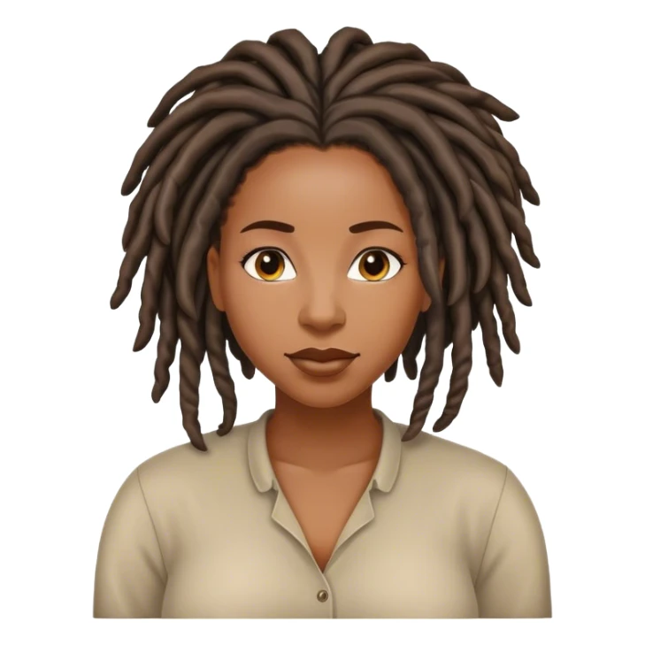 Black woman with locs I told you so
 sticker