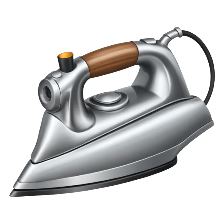 Clothes iron sticker