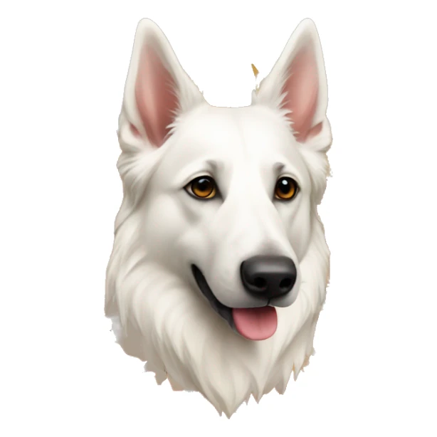 White swiss shepherd Autumn season sticker