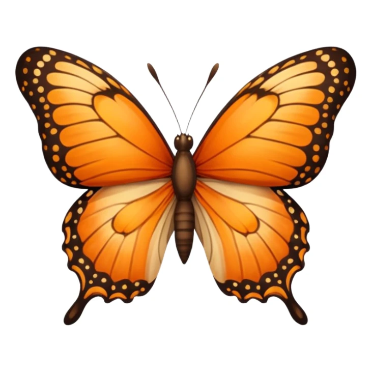 butterfly with leo print on the wings sticker