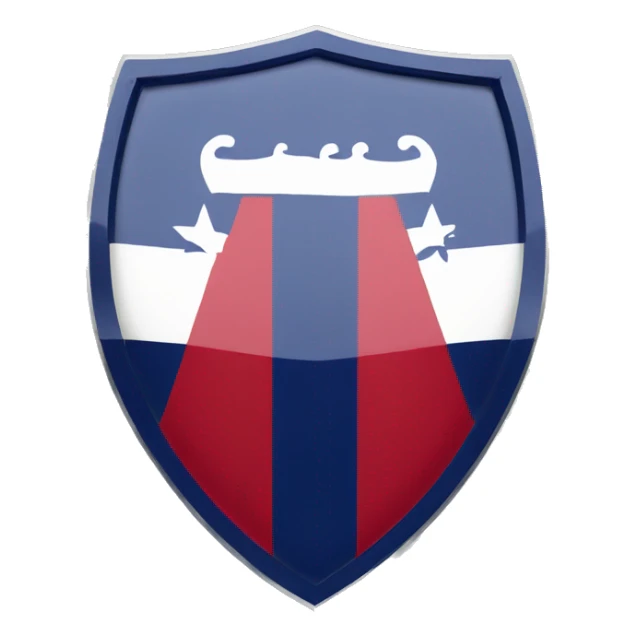 Cagliari football club logo  sticker