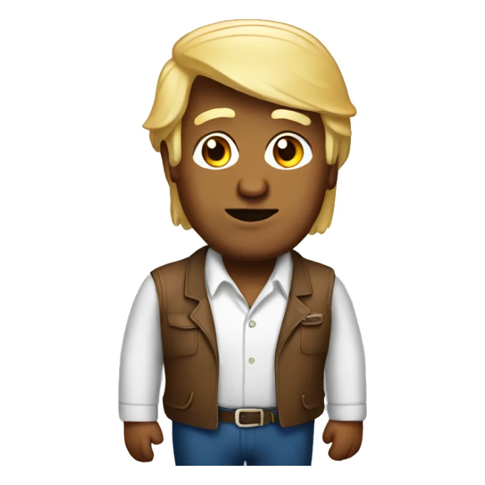 Indian Donald Trump sticker