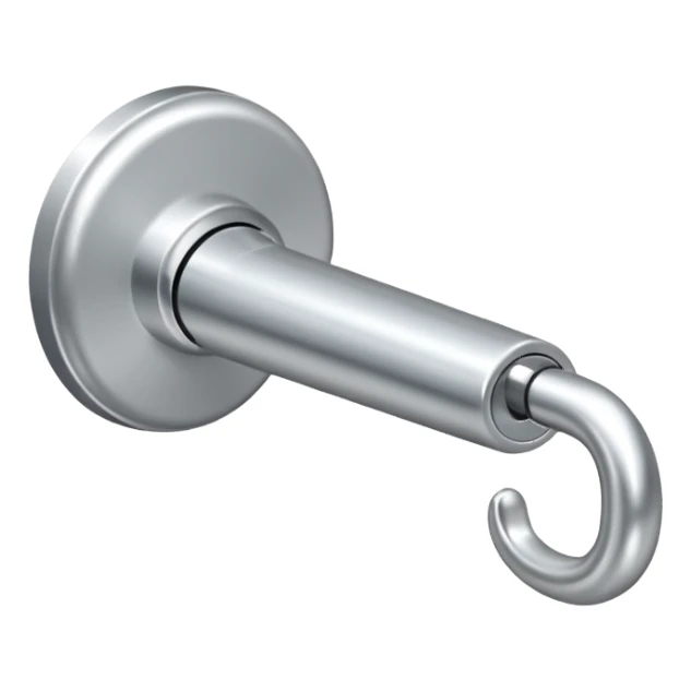 door handle with hanger sticker