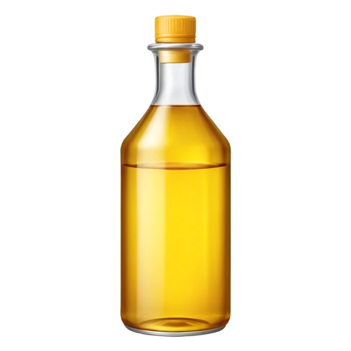 a bottle of cooking oil sticker