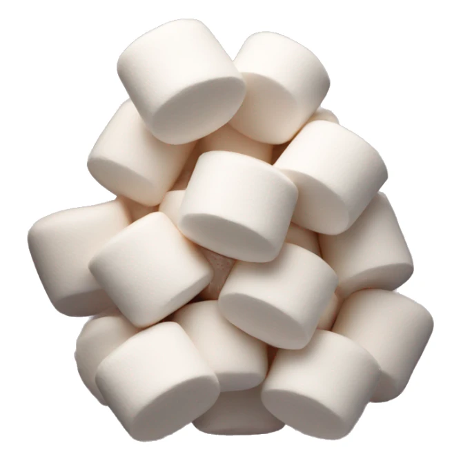 Group of marshmallows sticker