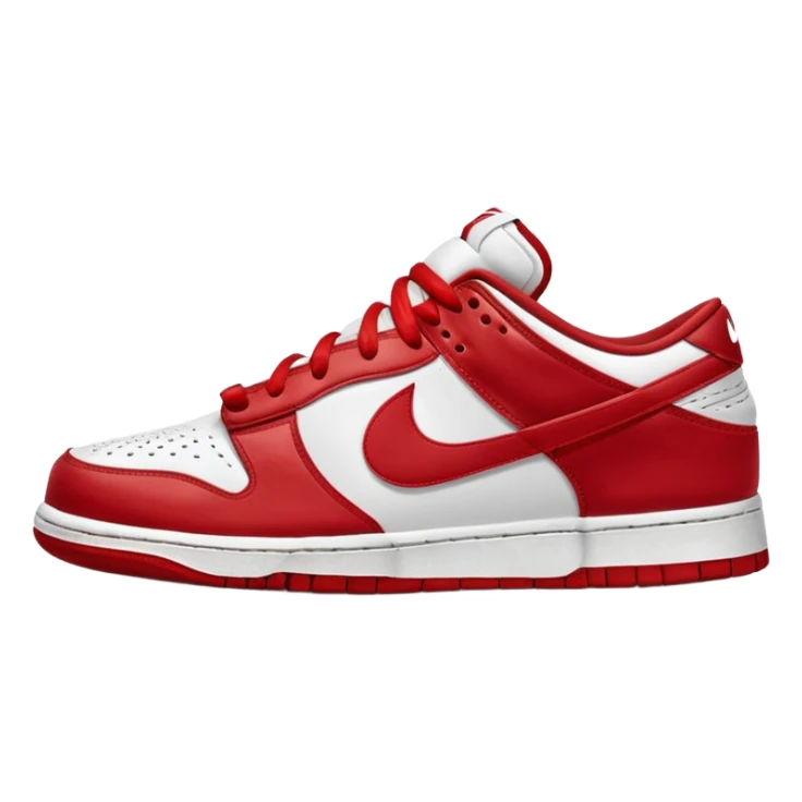 I want you to draw a Nike Dunk Low with the Nike logo facing right sticker