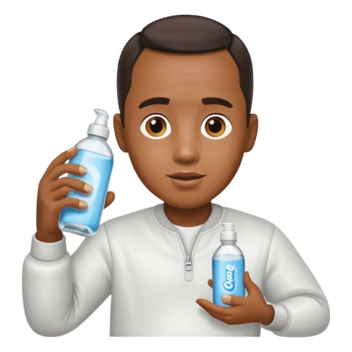 Diddy holding baby oil  sticker