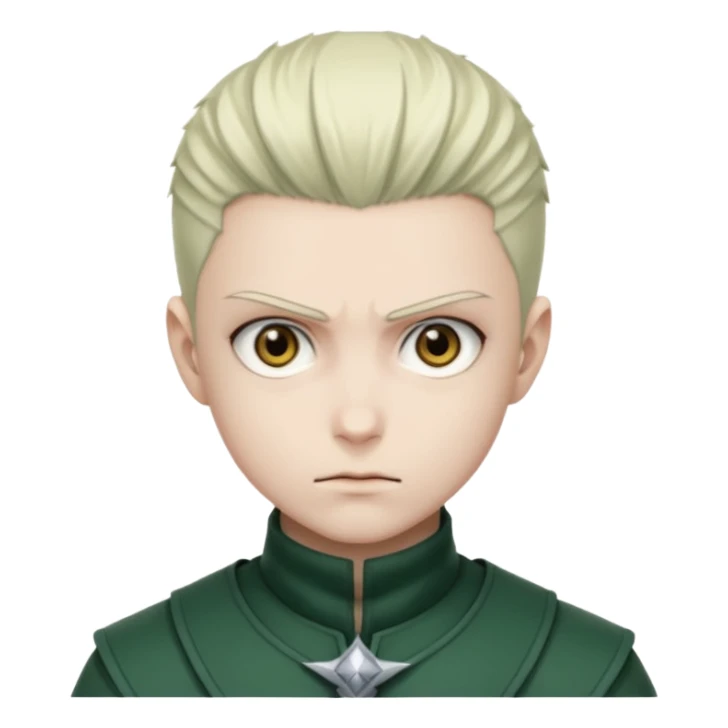 a front view shot of mere from hunter x hunter sticker