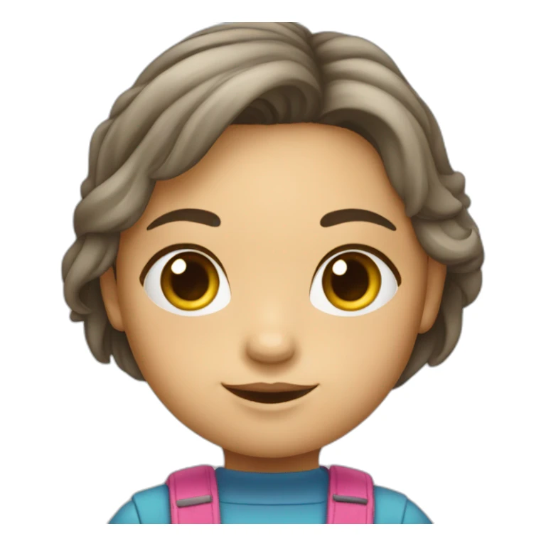 Petite fille qui fait de la.GR sticker