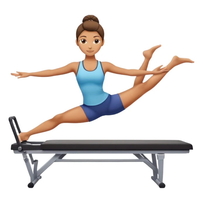 Pilates girl sticker