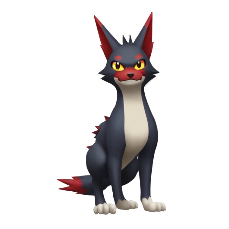 Nargacuga-Litten-Zangoose-Zoroark full body sticker