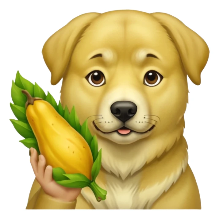 Kangal Hund mit Birne in der Hand  sticker