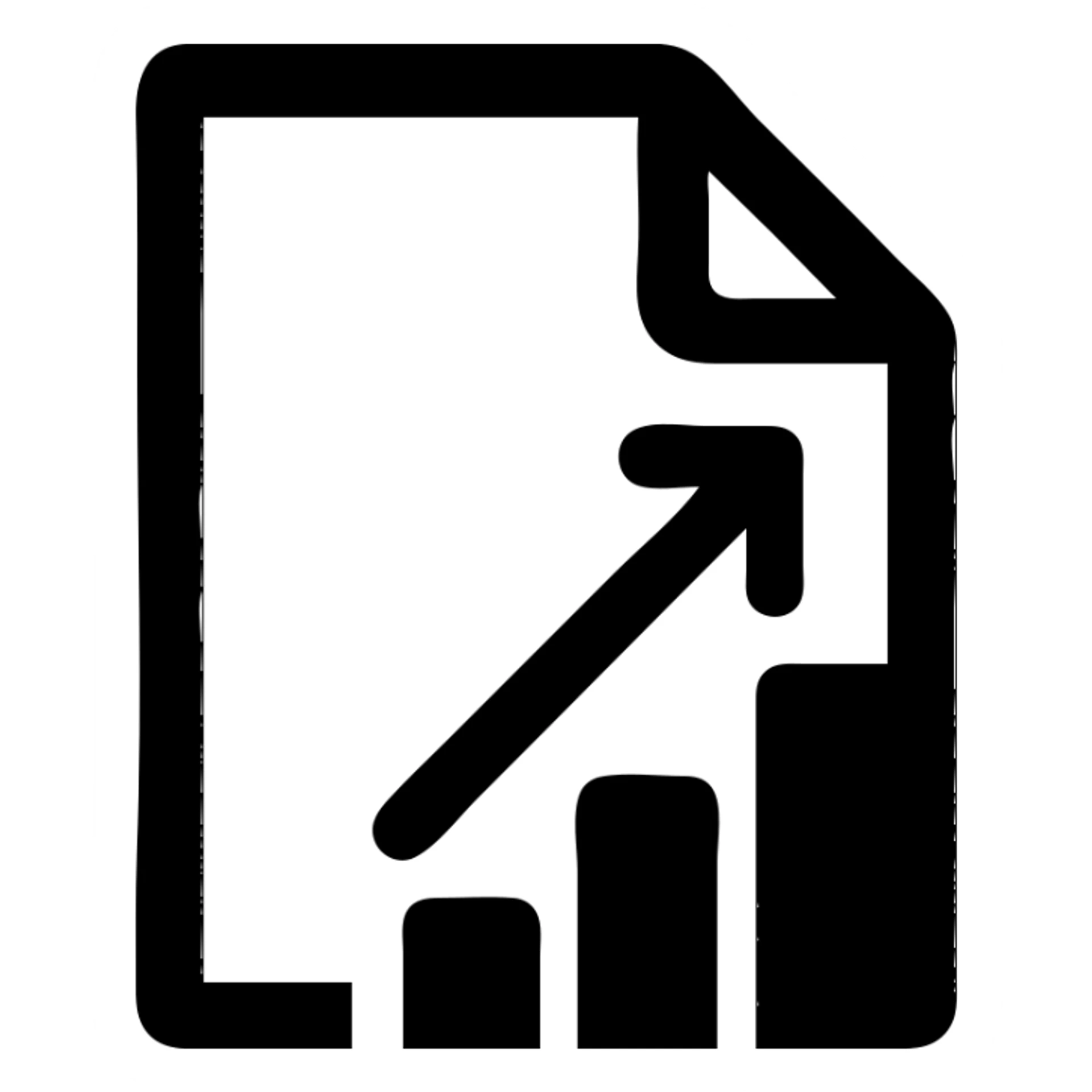 Transform the provided logo into a single-color, modern minimalist shape representing the GrokData.AI product. Use only one bold purple color. The shape should be abstract but memorable, suitable for a tech brand, with no text or gradients. sticker