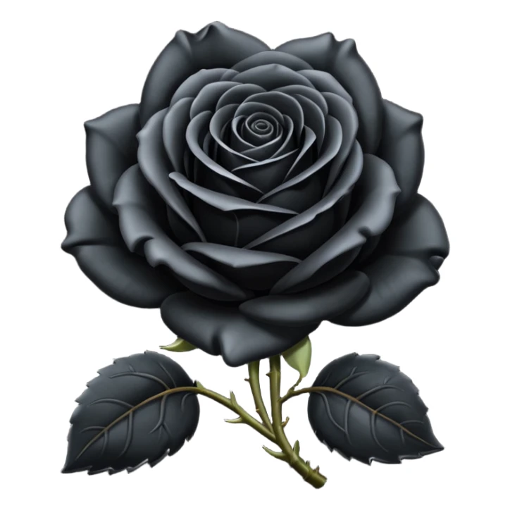 I need black rose emoji in small to send not picture  sticker