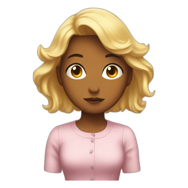 Mame a emoji with weary fav sticker