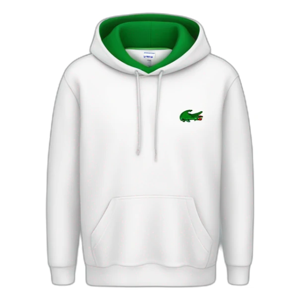 Lacoste tênis friends with white lacoste hoodie sticker