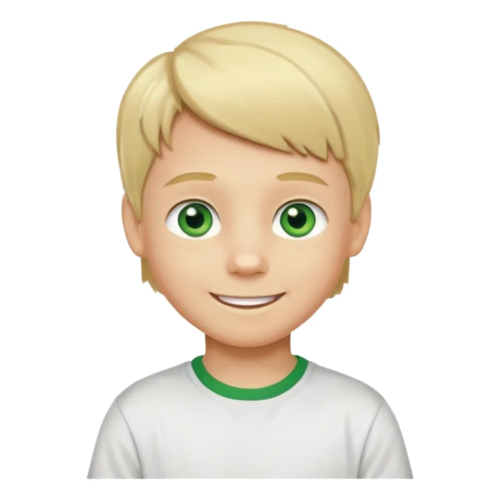 malte blond boy six seve t-shirt gröna ögon crazy sticker