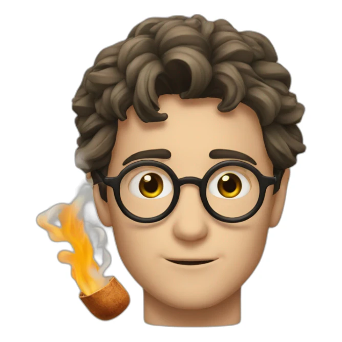 Harry Potter herb smoking sticker
