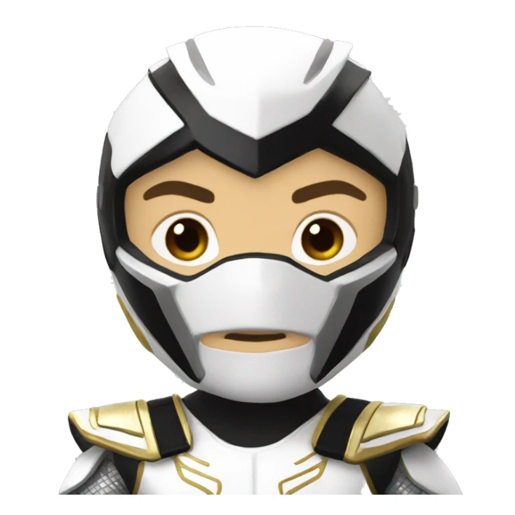 white ranger sticker