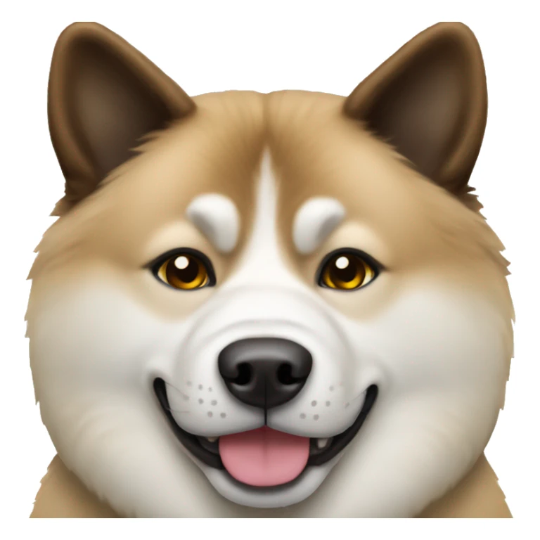 american akita dog  sticker