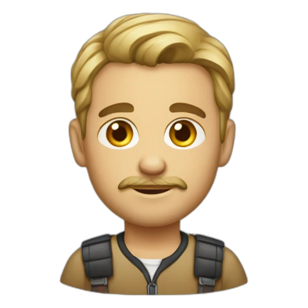 German sharper with spanish shirt sticker